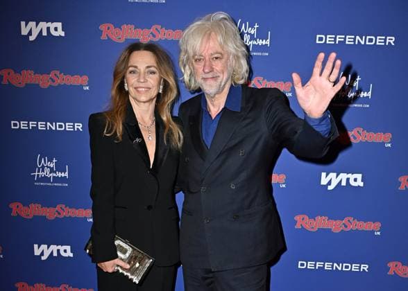 Jeanne Marine and Sir Bob Geldof attends the 2025 ZYN Rolling Stone UK Awards at the Roundhouse in Camden, London, England. UK. Thursday 20th November 2025 Copyright: xJamesxWarrenx 2025 ZYN ROLLING STONE UK AWARDS2