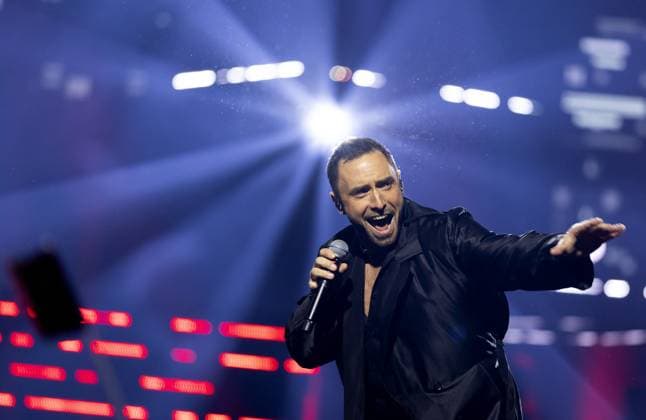 AMSTERDAM Mans Zelmerlöw during the 5th anniversary of the Grand Eurovision Song Contest at the Ziggo Dome. ANP SANDER KONING netherlands out - belgium out  Copyright: xx x542622960x originalFilename: 542622960.jpg