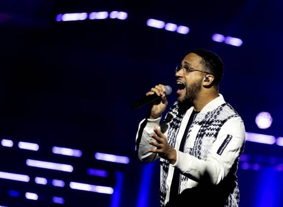 AMSTERDAM - Cesar Sampson during the 5th anniversary of the Grand Eurovision Song Contest in the Ziggo Dome. ANP SANDER KONING netherlands out - belgium out  Copyright: xx x542623866x originalFilename: 542623866.jpg