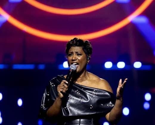 AMSTERDAM Edsilia Rombley during the 5th anniversary of the Grand Eurovision Song Contest at the Ziggo Dome. ANP SANDER KONING netherlands out - belgium out  Copyright: xx x542624693x originalFilename: 542624693.jpg