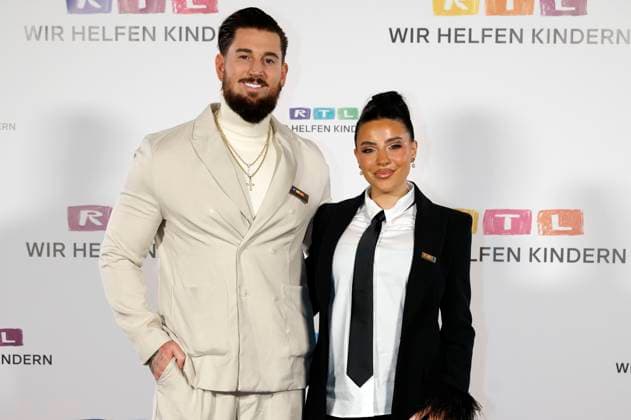 Mike Heiter and Leyla Heiter at the 30 RTL Spendenmarathon 2025 in Studio 8 at EMG Studios Hürth, 20 11 2025 Foto:xR.xStoffelsx xFuturexImagex spendenmarathon_5320