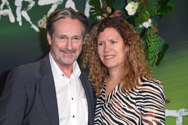 Helmut Zierl with wife Sabrina Boecker at the TARZAN musical premiere at the Stage Theater Neue Flora in Hamburg on 20 11 2025