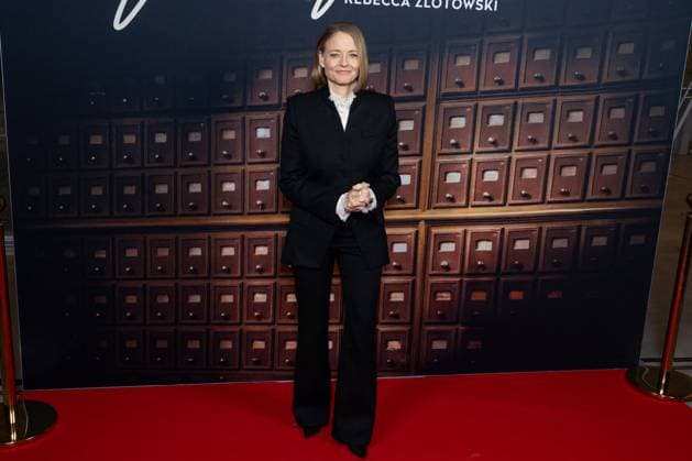 Vie Privee Paris Film Premiere NB Jodie Foster attends Vie Privee Paris Film Premiere at Pathe Palace on November 20, 2025 in Paris, France. Photo by Nasser Berzane ABACAPRESS.COM Paris France  Copyright: xBerzanexNasser ABACAx