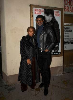 November 20, 2025, New York, New York, USA: ROBYN COLES and TONY COLES Attend Opening Night of Ã¢â‚¬oeGruesome Playground InjuriesÃ¢â‚¬Â at Lucille Lortel Theatre in New York. 20 November 2025 New York USA - ZUMAa265 20251120_zep_a265_061 Copyright: xEricxAcquayex