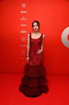 GQ Men of The Year Awards - Arrivals Carolina Diaz attends the red carpet for 2025 GQ Men of the Year Awards at Hotel Reforma. on November 20, 2025 in Mexico City, Mexico. Mexico City CDMX Mexico Copyright: xCarlosxTischlerx