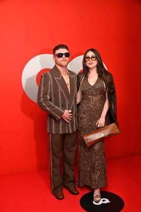 GQ Men of The Year Awards - Arrivals Saul Alvarez and his wife Fernanda Gomez attend the red carpet for 2025 GQ Men of the Year Awards at Hotel Reforma. on November 20, 2025 in Mexico City, Mexico. Mexico City CDMX Mexico Copyright: xCarlosxTischlerx