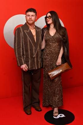 GQ Men of The Year Awards - Arrivals Saul Alvarez and his wife Fernanda Gomez attend the red carpet for 2025 GQ Men of the Year Awards at Hotel Reforma. on November 20, 2025 in Mexico City, Mexico. Mexico City CDMX Mexico Copyright: xCarlosxTischlerx