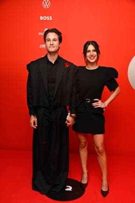 GQ Men of The Year Awards - Arrivals Michael Ronda and Karena Flores attend the red carpet for 2025 GQ Men of the Year Awards at Hotel Reforma. on November 20, 2025 in Mexico City, Mexico. Mexico City CDMX Mexico Copyright: xCarlosxTischlerx