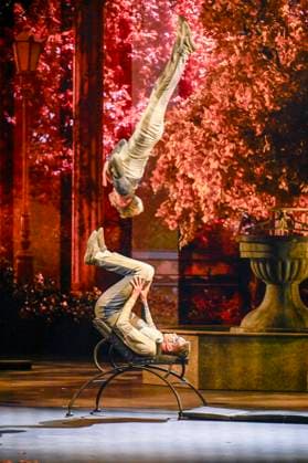 abb performers artists acrobats at the show in the Manage at the WORLD PREMIERE of ALIZE by Cirque du Soleil at the Theater am Potsdamer Platz on 20 11 2025 in Berlin Berlin Germany
