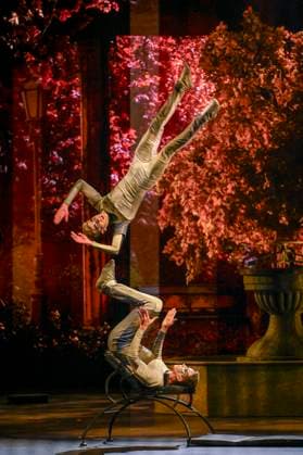 abb performers artists acrobats at the show in the Manage at the WORLD PREMIERE of ALIZE by Cirque du Soleil at the Theater am Potsdamer Platz on 20 11 2025 in Berlin Berlin Germany