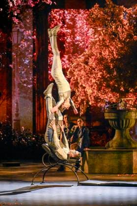 abb performers artists acrobats at the show in the Manage at the WORLD PREMIERE of ALIZE by Cirque du Soleil at the Theater am Potsdamer Platz on 20 11 2025 in Berlin Berlin Germany