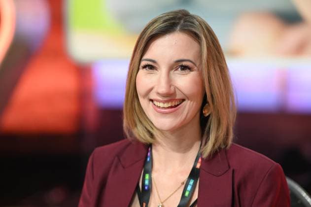 Chantal FUCHS, portrait, portrait, portrait, cropped single image, single motif, 30 RTL Spendenmarathon Wir helfen Kindern , television, 20 21 11 2025 in Huerth, Germany,