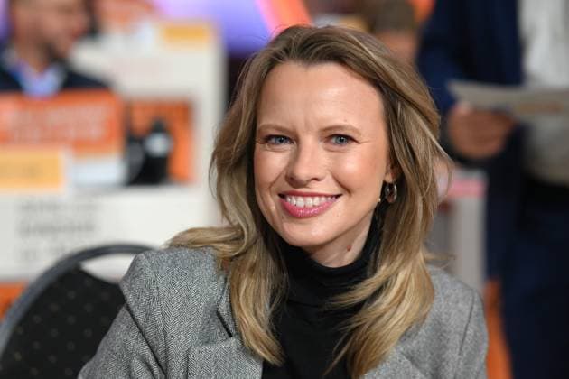 Nancy LANZENDOERFER, Lanzendörfer, portrait, portrait, portrait, cropped single image, single motif, 30 RTL Spendenmarathon Wir helfen Kindern , television, 20 21 11 2025 in Huerth, Germany,