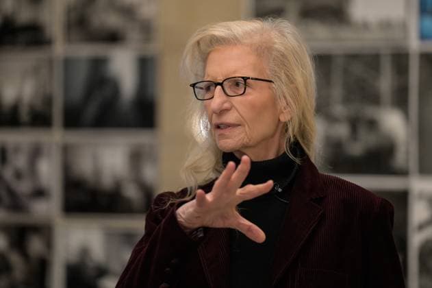 Presentation of the exhibition Wonderland at the MOP Center in A Coruna Photographer Annie Leibovitz during the presentation of the exhibition Wonderland, on November 21, 2025, in A Coruna, Galicia, Spain The exhibition is the first major retrospective of fashion photography by Annie Leibovitz in Spain 21 NOVEMBER 2025 M Espana  Copyright: xM.xDylanx 7114912