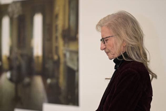 Presentation of the exhibition Wonderland at the MOP Center in A Coruna Photographer Annie Leibovitz during the presentation of the exhibition Wonderland, on November 21, 2025, in A Coruna, Galicia, Spain The exhibition is the first major retrospective of fashion photography by Annie Leibovitz in Spain 21 NOVEMBER 2025 M Espana  Copyright: xM.xDylanx 7114914