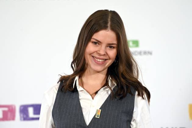 Ariana MUELLER, Müller, presenter, portrait, portrait, portrait, cropped single image, single subject, 30 RTL Spendenmarathon Wir helfen Kindern , television, 20 21 11 2025 in Huerth, Germany,