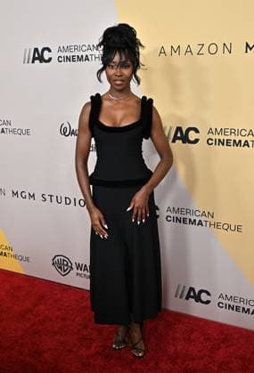 39th Annual American Cinematheque Awards Jayme Lawson arriving to the 39th Annual American Cinematheque Awards honoring Michael B. Jordan at The Beverly Hilton on November 20, 2025 in Beverly Hills, Ca. Beverly Hills Beverly Hilton Hotel California USA Copyright: xStarbuck AFF-USA.COMx