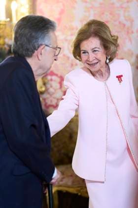 21-11-2025 Collar Queen Sofia attended the presentation of the Order of the Golden Fleece, Collar de la Insgigne Orden del Toison de Oro a su, at the royal palace in Madrid. No Spain Â  Copyright: xPPEx
