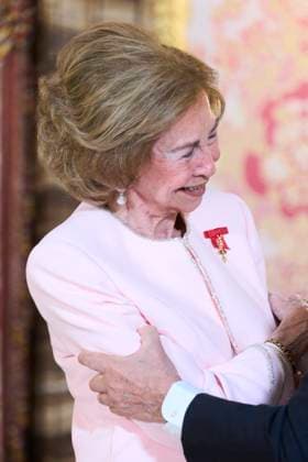 21-11-2025 Collar Queen Sofia attended the presentation of the Order of the Golden Fleece, Collar de la Insgigne Orden del Toison de Oro a su, at the royal palace in Madrid. No Spain Â  Copyright: xPPEx