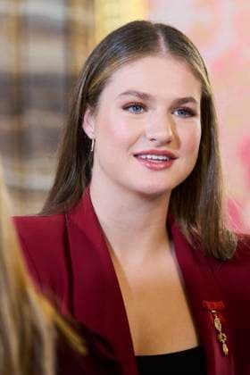 21-11-2025 Collar Princess Leonor attended the presentation of the Order of the Golden Fleece, Collar de la Insgigne Orden del Toison de Oro a su, at the royal palace in Madrid. No Spain Â  Copyright: xPPEx