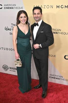 Natalie Qasabian and Sev Ohanian at the 39th American Cinematheque Awards 2025 at the Beverly Hilton Beverly Hills Hotel, 20 11 2025 Foto:xD.xStarbuckx xFuturexImagex cinematheque_5256