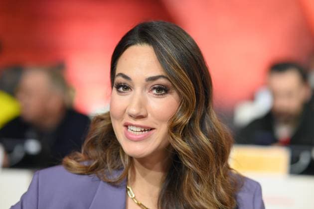 Sabrina ILSKI, presenter, portrait, portrait, cropped single image, single subject, 30 RTL Spendenmarathon Wir helfen Kindern , television, 20 21 11 2025 in Huerth, Germany,