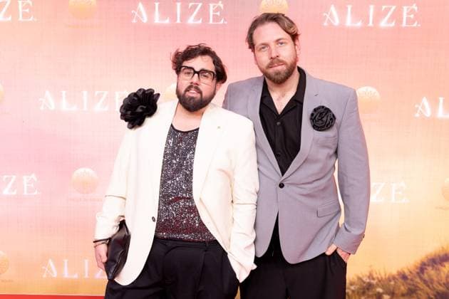 Alizé, world premiere at the Theater am Potsdamer Platz, Berlin, 20 11 2025 Steven Preisner and Florian Gibki at the Cirque du Soleil Alizé world premiere at the Berlin Theater am Potsdamer Platz on 20 11 2025 20 11 2025 in Berlin Berlin Theater am Potsdamer Platz Copyright: xJensxFinkex
