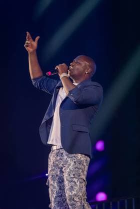 Real Estate Developer Leos launches in Dubai, UAE - 20 Nov 2025 Singer Akon performs live at Soho garden as Luxury Real Estate Developer Leos launches its Leos Royal project. Dubai United Arab Emirates Copyright: xNicolasxBriquetx xSOPAxImagesx leos_26