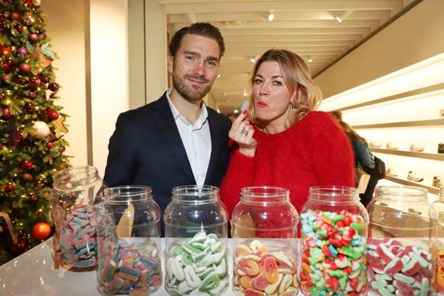 Nina Bott with partner Benjamin Baarz at the 15 Alsterhaus Christmas Shopping Night 2025 at Alsterhaus Hamburg, 20 11 2025 Foto:xgbrcix xFuturexImagex christmas_shopping_5578