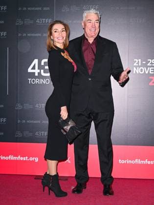 Turin Film Festival, opening night. Pictured: Daniel McVicar with his wife Virginia De Agostini.  Copyright: xManuelexMangiarottix xipa-agency.netx xDxAvanzo Mangiarottix IPA_Agency_IPA68218767