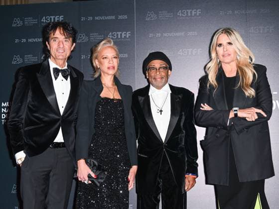 Turin Film Festival, opening night In the photo: Giulio Base Tonya Lewis Lee Spike Lee Tiziana Rocca  Copyright: xManuelexMangiarottix xipa-agency.netx xDxAvanzo Mangiarottix IPA_Agency_IPA68218799