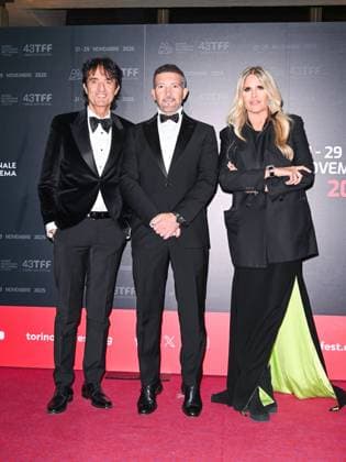 Turin Film Festival, opening night In the photo: Giulio Base Antonio Banderas Tiziana Rocca  Copyright: xManuelexMangiarottix xipa-agency.netx xDxAvanzo Mangiarottix IPA_Agency_IPA68218831