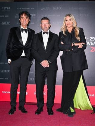 Turin Film Festival, opening night In the photo: Giulio Base Antonio Banderas Tiziana Rocca  Copyright: xManuelexMangiarottix xipa-agency.netx xDxAvanzo Mangiarottix IPA_Agency_IPA68218838