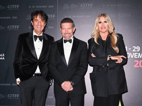 Turin Film Festival, opening night In the photo: Giulio Base Antonio Banderas Tiziana Rocca  Copyright: xManuelexMangiarottix xipa-agency.netx xDxAvanzo Mangiarottix IPA_Agency_IPA68218839