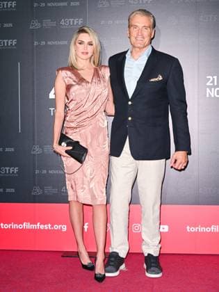 Torino Film Festival, opening night. In the photo: Emma Krokdal and Dolph Lundgren.  Copyright: xManuelexMangiarottix xipa-agency.netx xDxAvanzo Mangiarottix IPA_Agency_IPA68219138
