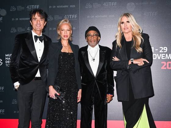 Turin Film Festival, opening night In the photo: Giulio Base Tonya Lewis Lee Spike Lee Tiziana Rocca  Copyright: xManuelexMangiarottix xipa-agency.netx xDxAvanzo Mangiarottix IPA_Agency_IPA68218801