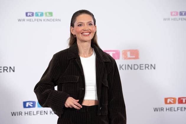 Amrei HAARDT, actress, portrait, portrait, cropped single image, single motif, 30 RTL Spendenmarathon Wir helfen Kindern , television, 20 21 11 2025 in Huerth, Germany,