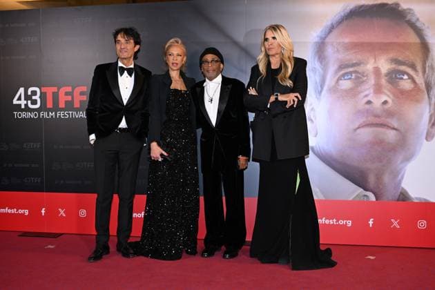 Torino Film Festival 2025, opening night - red carpet In the photo: Giulio Base Tonya Lewis Lee Spike Lee Tiziana Rocca  Copyright: xMaurizioxD Avanzox xipa-agency.netx xDxAvanzo Mangiarottix IPA_Agency_IPA68220770