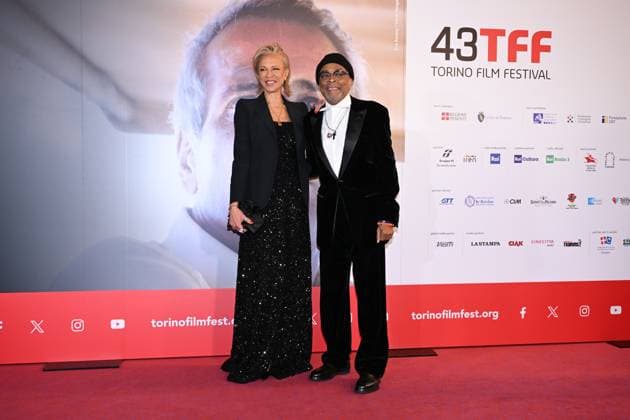 Torino Film Festival 2025, opening night - red carpet In the photo: Tonya Lewis Lee Spike Lee  Copyright: xMaurizioxD Avanzox xipa-agency.netx xDxAvanzo Mangiarottix IPA_Agency_IPA68220784