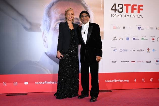 Torino Film Festival 2025, opening night - red carpet In the photo: Tonya Lewis Lee Spike Lee  Copyright: xMaurizioxD Avanzox xipa-agency.netx xDxAvanzo Mangiarottix IPA_Agency_IPA68220785