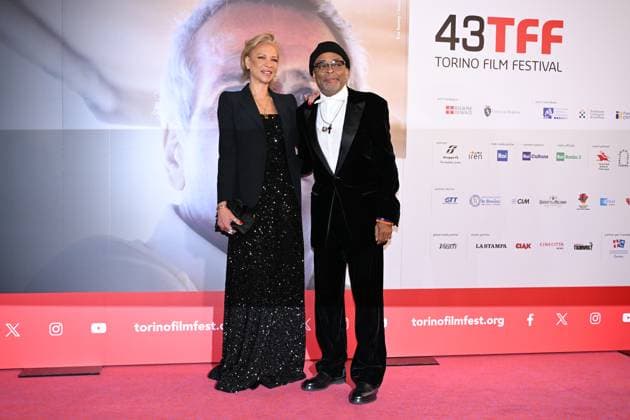 Torino Film Festival 2025, opening night - red carpet In the photo: Tonya Lewis Lee Spike Lee  Copyright: xMaurizioxD Avanzox xipa-agency.netx xDxAvanzo Mangiarottix IPA_Agency_IPA68220786