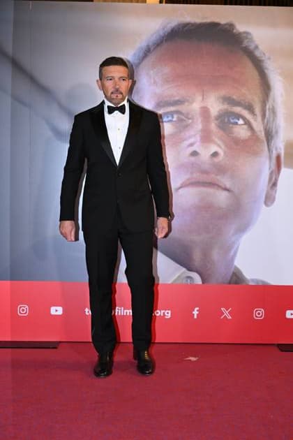 Torino Film Festival 2025, opening night - red carpet. In the photo: Antonio Banderas.  Copyright: xMaurizioxD Avanzox xipa-agency.netx xDxAvanzo Mangiarottix IPA_Agency_IPA68220800