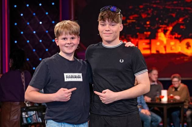 MDR Riverboat Insta Kids Oskar Oschem and Pepe Rittirsch on the occasion of the recording of the MDR talk show Riverboat on 21 11 2025 at Mediacity Leipzig 20251121ADO0103