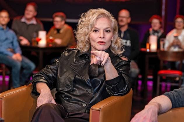 MDR Riverboat singer and presenter Ina Müller on the occasion of the recording of the MDR talk show Riverboat on 21 11 2025 at Mediacity Leipzig 20251121ADO0102