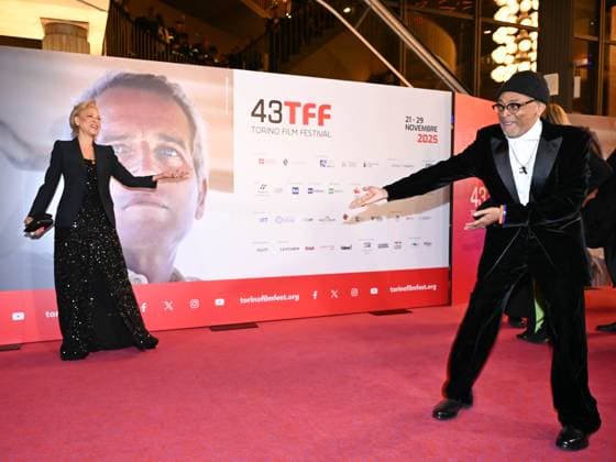Torino Film Festival 2025, opening night - red carpet In the photo: Tonya Lewis Lee Spike Lee  Copyright: xMaurizioxD Avanzox xipa-agency.netx xDxAvanzo Mangiarottix IPA_Agency_IPA68225468