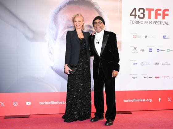 Torino Film Festival 2025, opening night - red carpet In the photo: Tonya Lewis Lee Spike Lee  Copyright: xMaurizioxD Avanzox xipa-agency.netx xDxAvanzo Mangiarottix IPA_Agency_IPA68225488