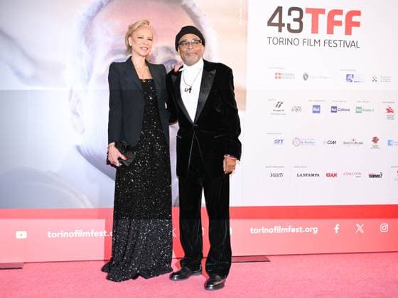 Torino Film Festival 2025, opening night - red carpet In the photo: Tonya Lewis Lee Spike Lee  Copyright: xMaurizioxD Avanzox xipa-agency.netx xDxAvanzo Mangiarottix IPA_Agency_IPA68225500