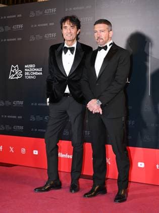 Torino Film Festival 2025, opening night - red carpet In the photo: Antonio Banderas Giulio Base  Copyright: xMaurizioxD Avanzox xipa-agency.netx xDxAvanzo Mangiarottix IPA_Agency_IPA68225501