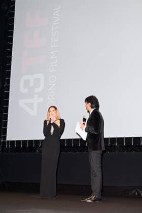 Turin Film Festival 2025, Opening Night - Awards Ceremony. Pictured: Laura Chiatti, Giulio Base  Copyright: xManuelexMangiarottix xipa-agency.netx xMangiarottix xD avanzox IPA_Agency_IPA68226318