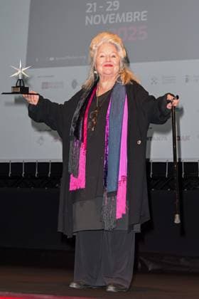 Torino Film Festival 2025, Opening Night - Awards Ceremony. Pictured: Hanna Schygulla  Copyright: xManuelexMangiarottix xipa-agency.netx xMangiarottix xD avanzox IPA_Agency_IPA68226345